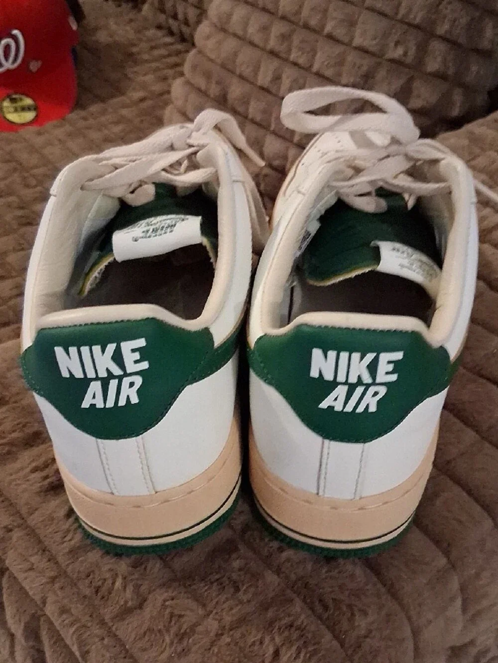 Nike Men's Low-Top Sneakers White Green